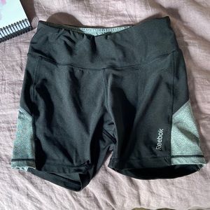 Black Reebok biker shorts